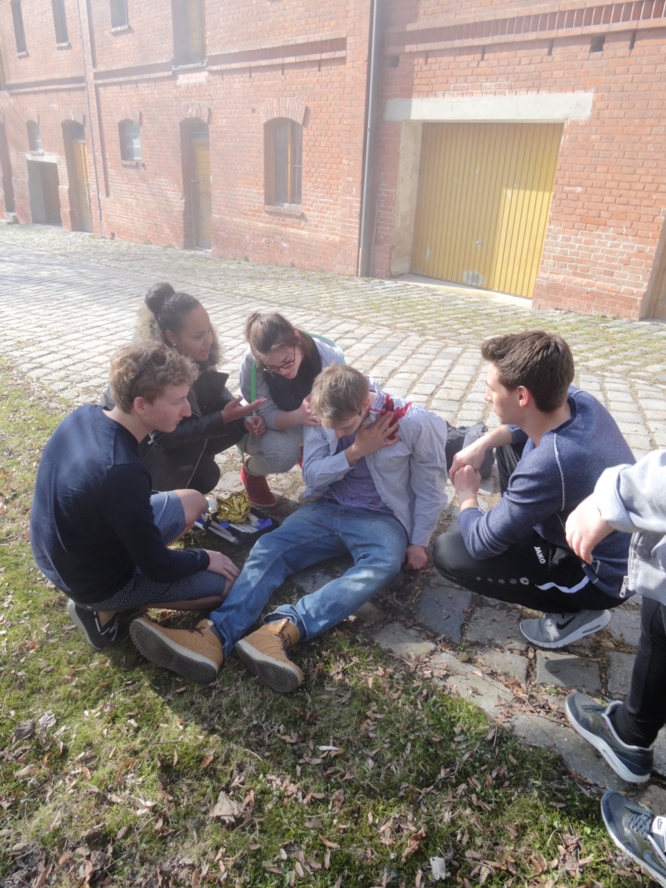 Praxisübung im Erste-Hilfe-Training